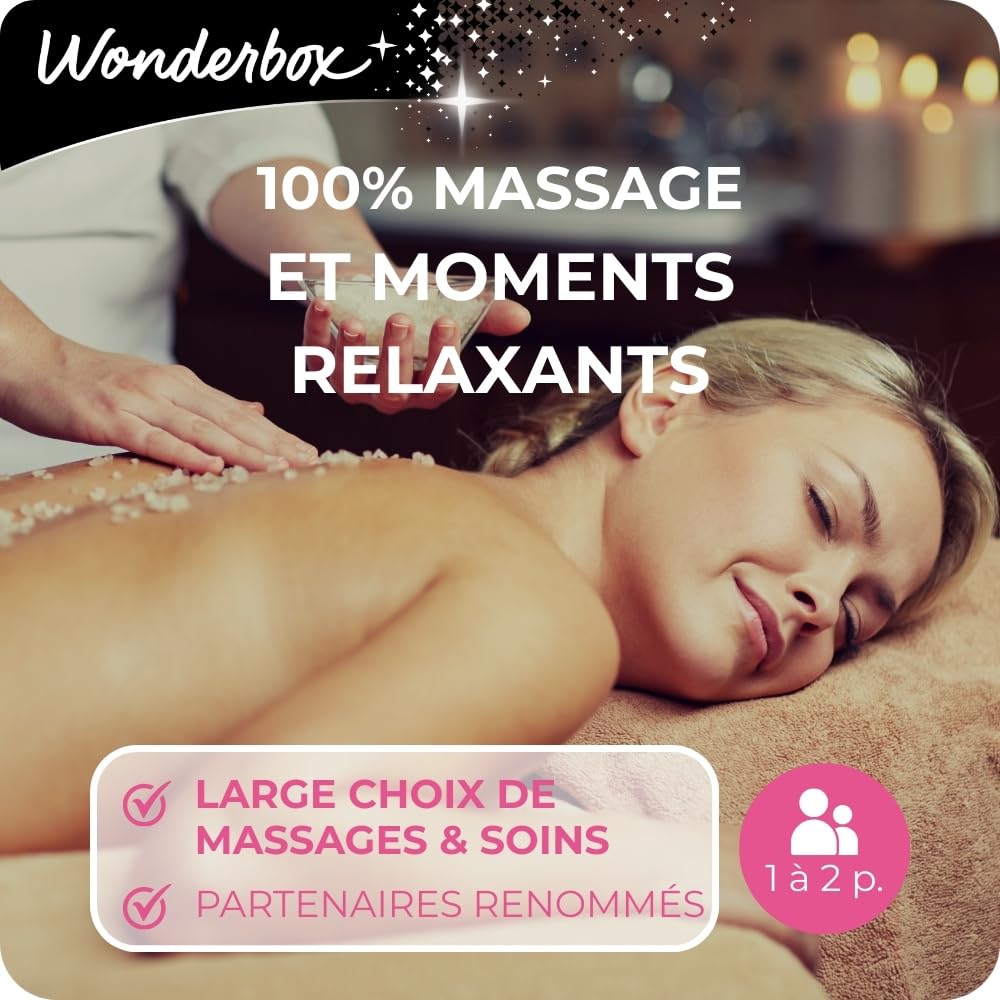 Wonderbox 100% Massage Moments Relaxants coffret 1-2 pers