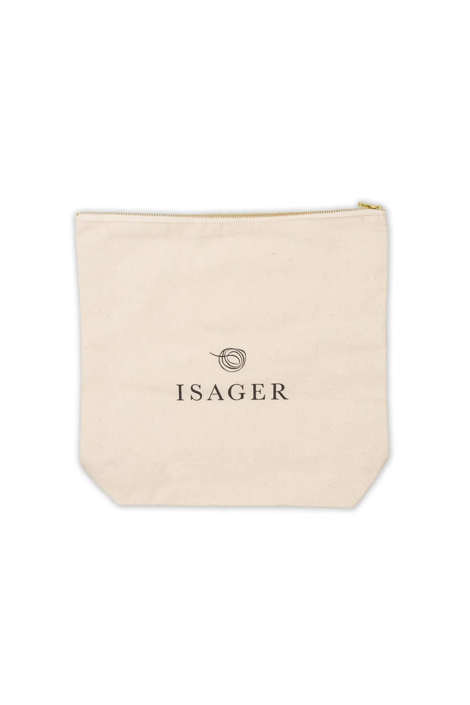 Isager Project Bag sac à tricot toile coton zippé 24 cm