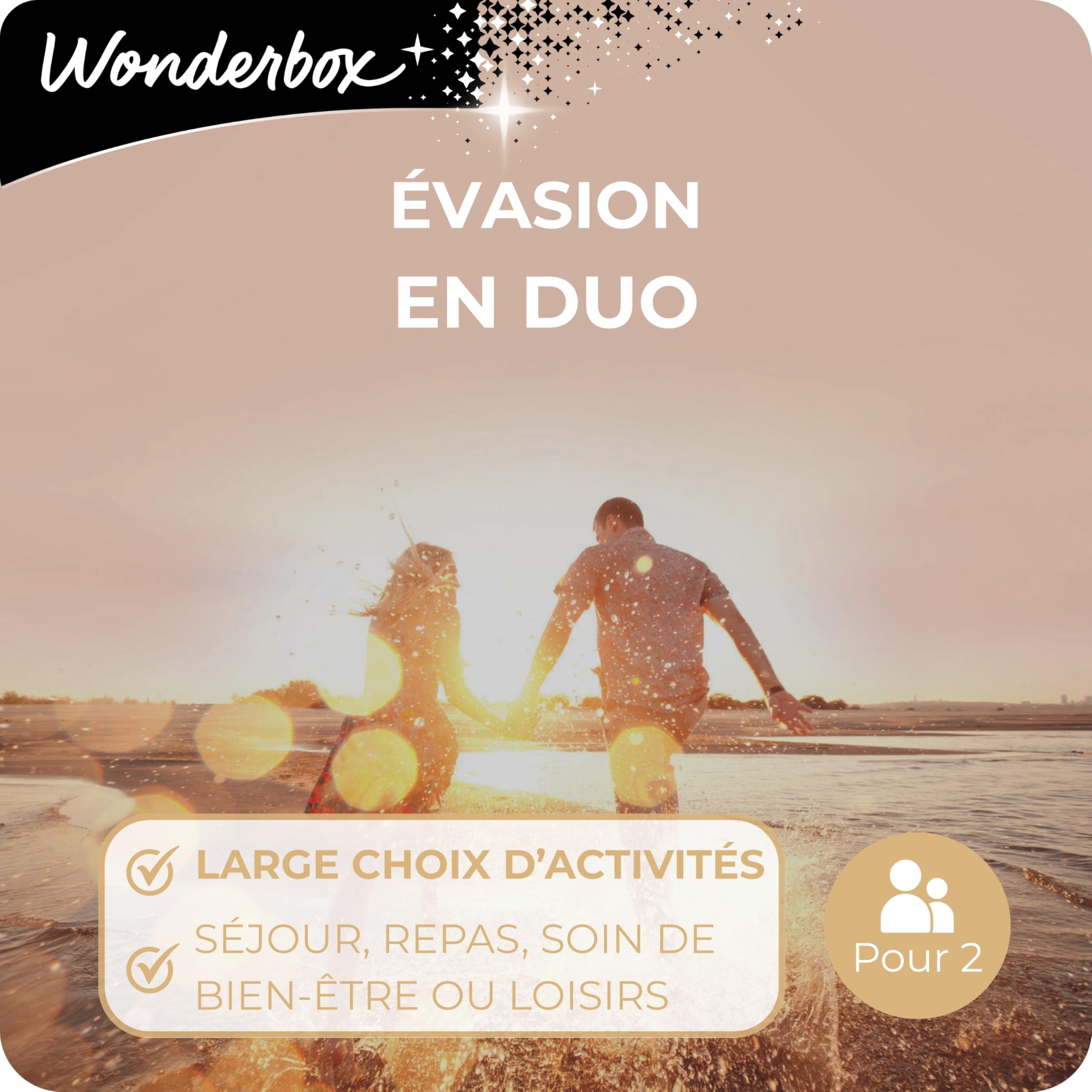 Wonderbox Evasion en Duo coffret cadeau 2 personnes