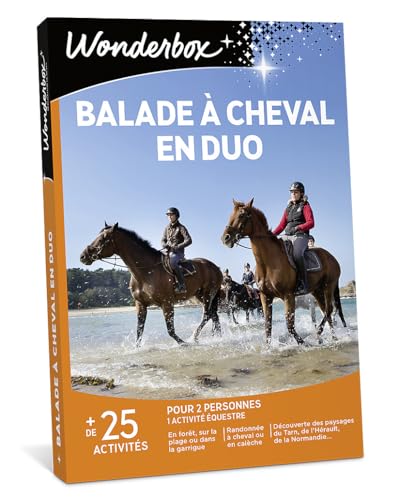 Wonderbox Sport & Aventure Balade à Cheval coffret cadeau duo