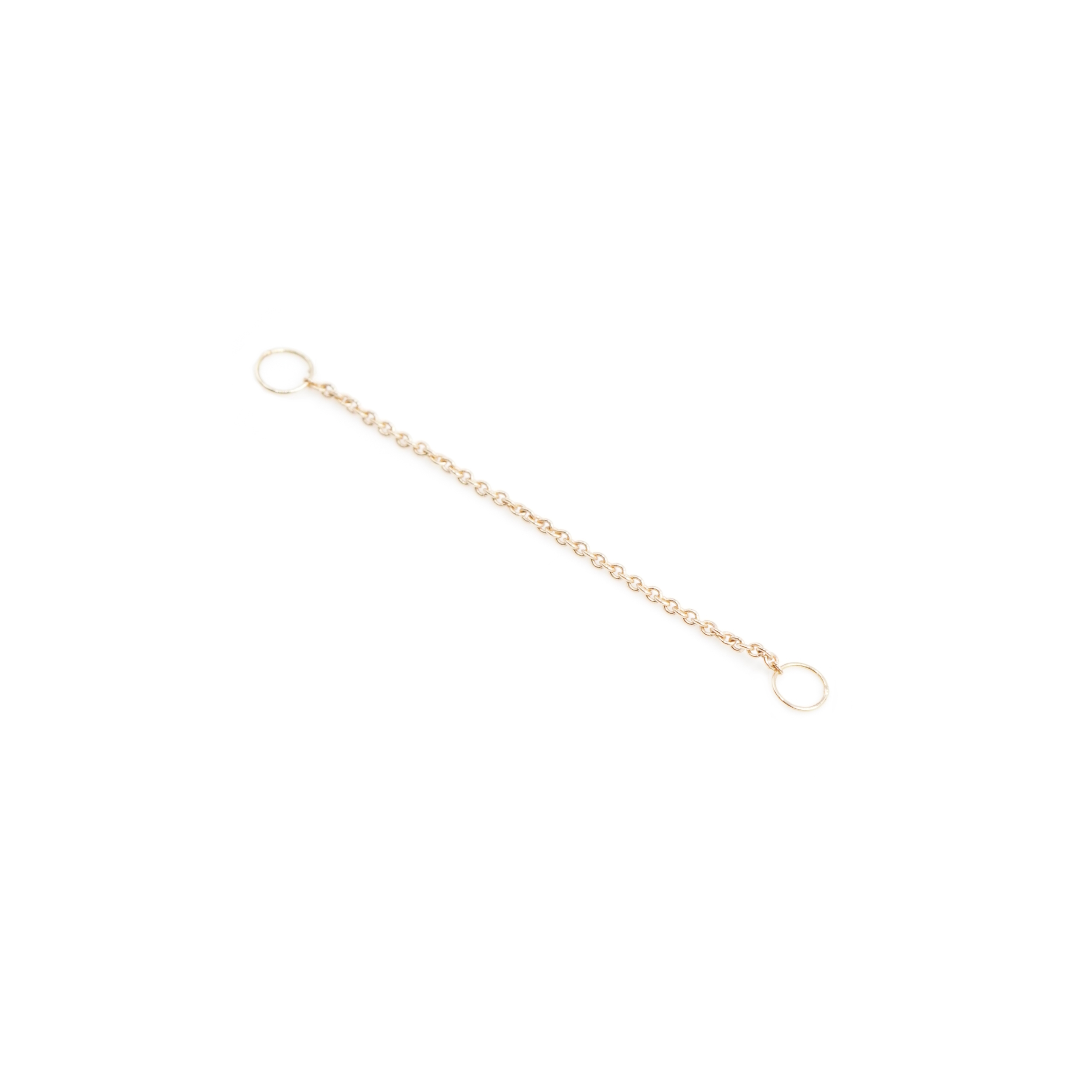 Angèle Brousse Eternity chaîne boucle d'oreille or jaune 5 cm
