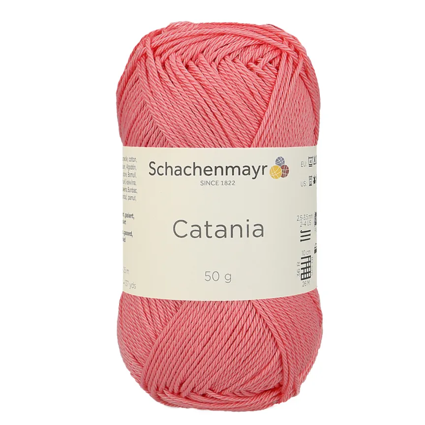 Schachenmayr Catania 0409 fil coton dahlia rose 50 g