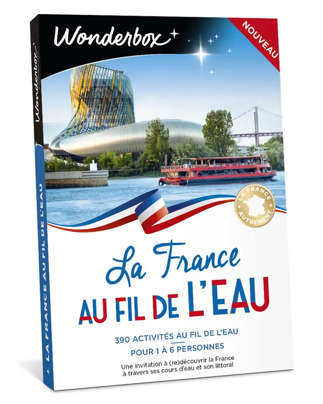 Wonderbox Sport & aventure La France au Fil de l'Eau coffret 390 activités