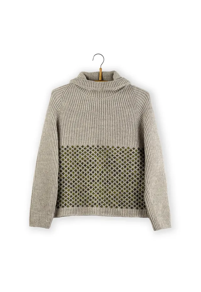 Isager Agnes sweater kit tricot pull femme