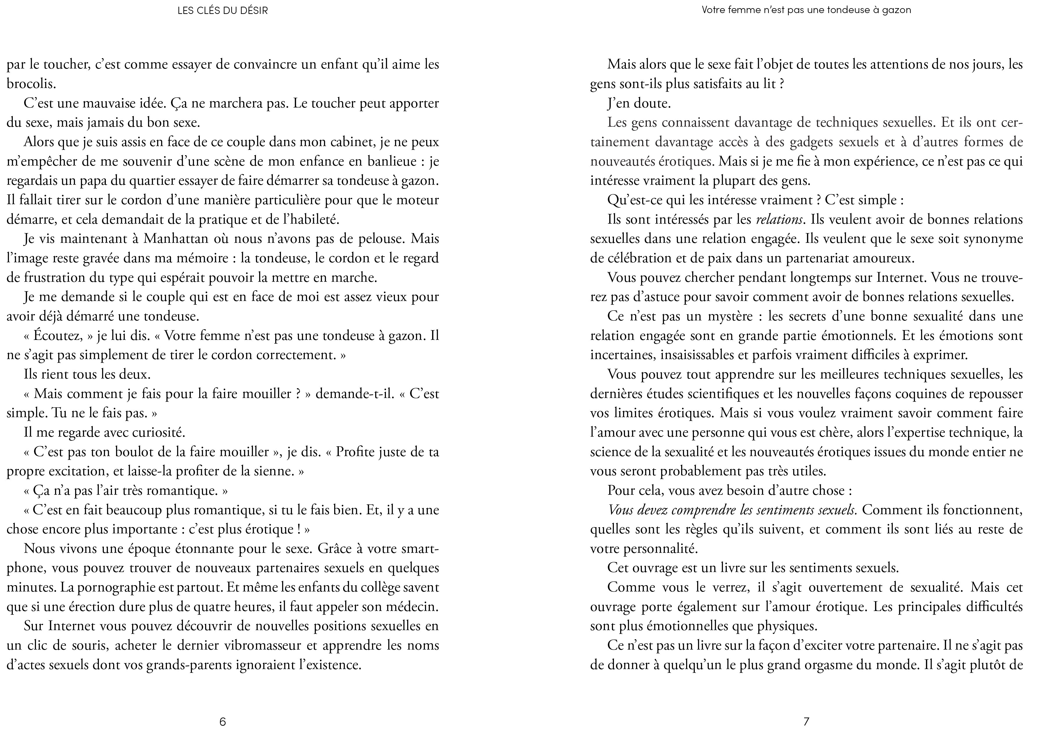 Souccar Essai Les clés du désir livre broché couple
