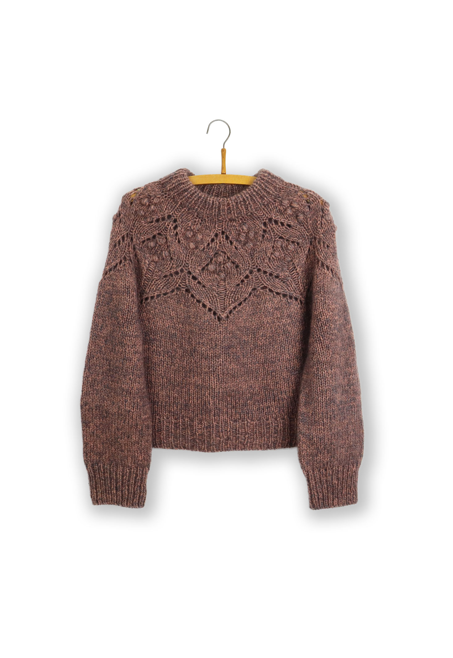 Isager Magnolia Bloom kit tricot laine gilet