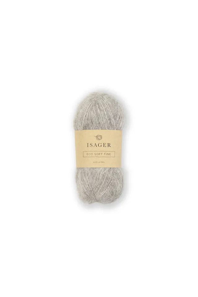 Isager Soft Fine fil à tricoter mérinos alpaga
