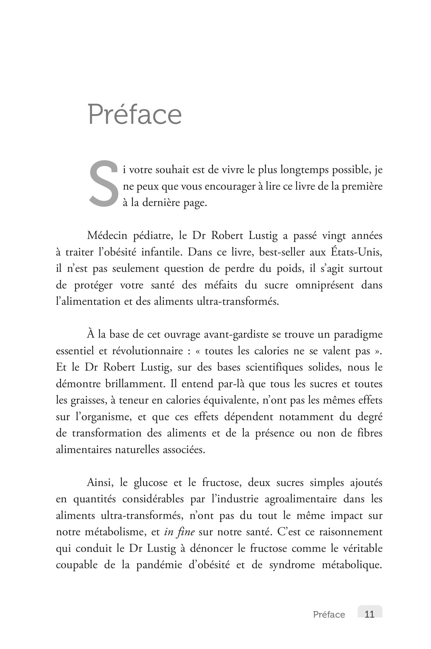 Souccar Essai document Sucre l'amère vérité livre broché fructose