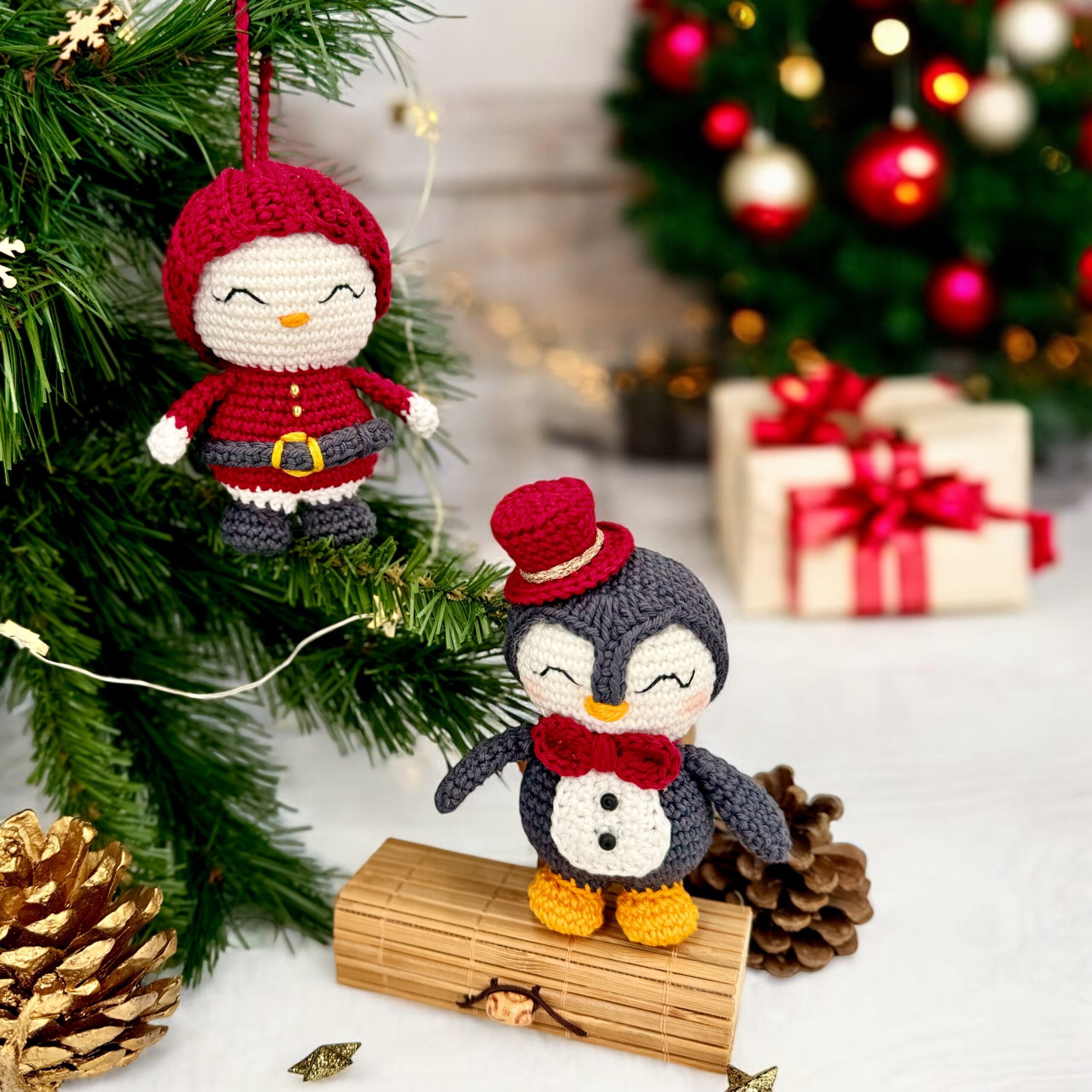 Valerie Fil un crochet Les 4 Funambules livre Noël amigurumi