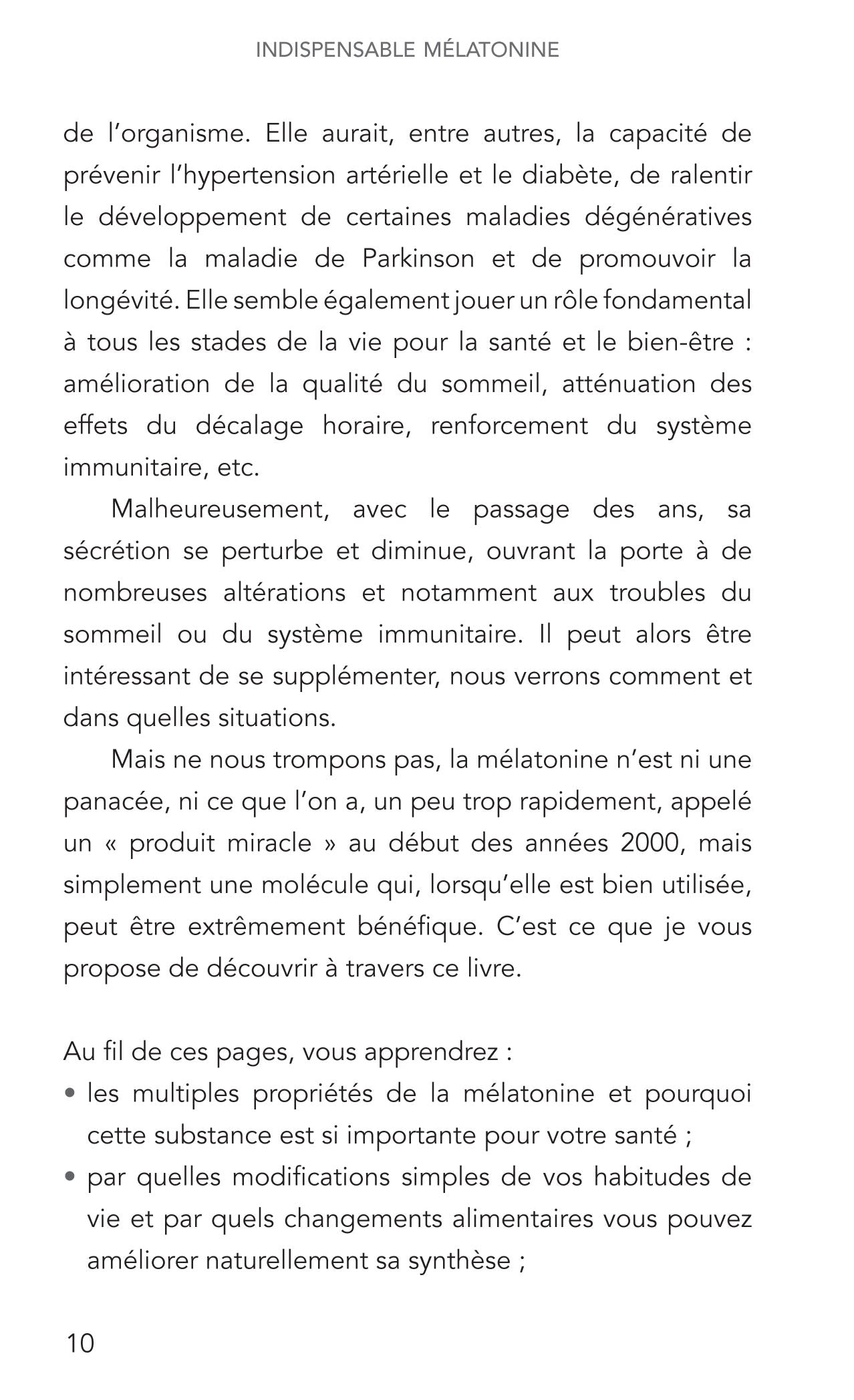 Souccar Indispensable mélatonine livre broché sommeil