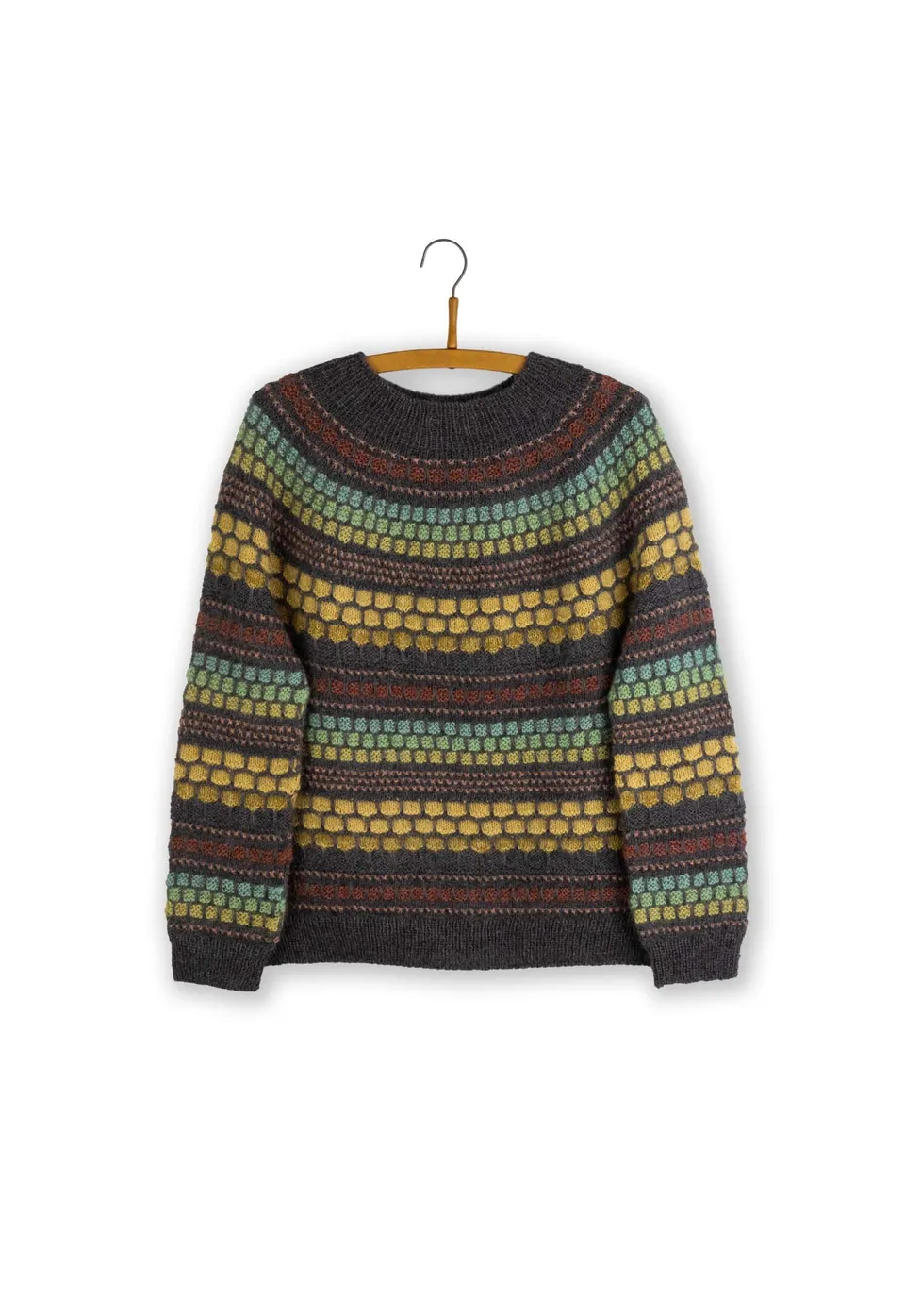 Isager Kagemusha kit tricot laine pull