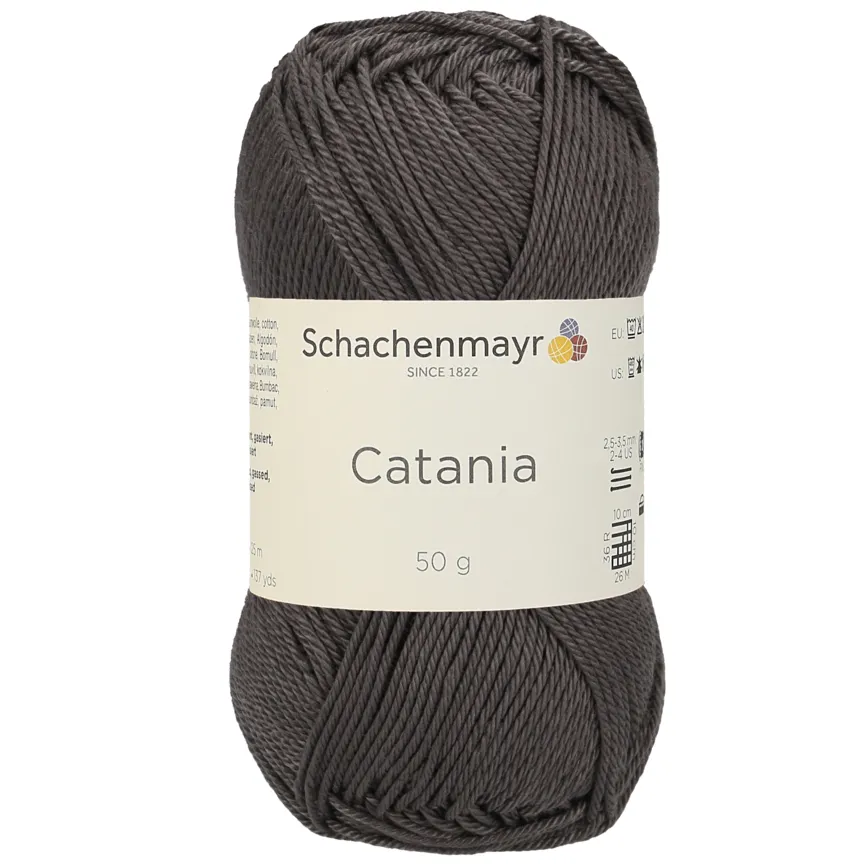 Schachenmayr Catania 0415 fil coton zartbitter 50g chocolat