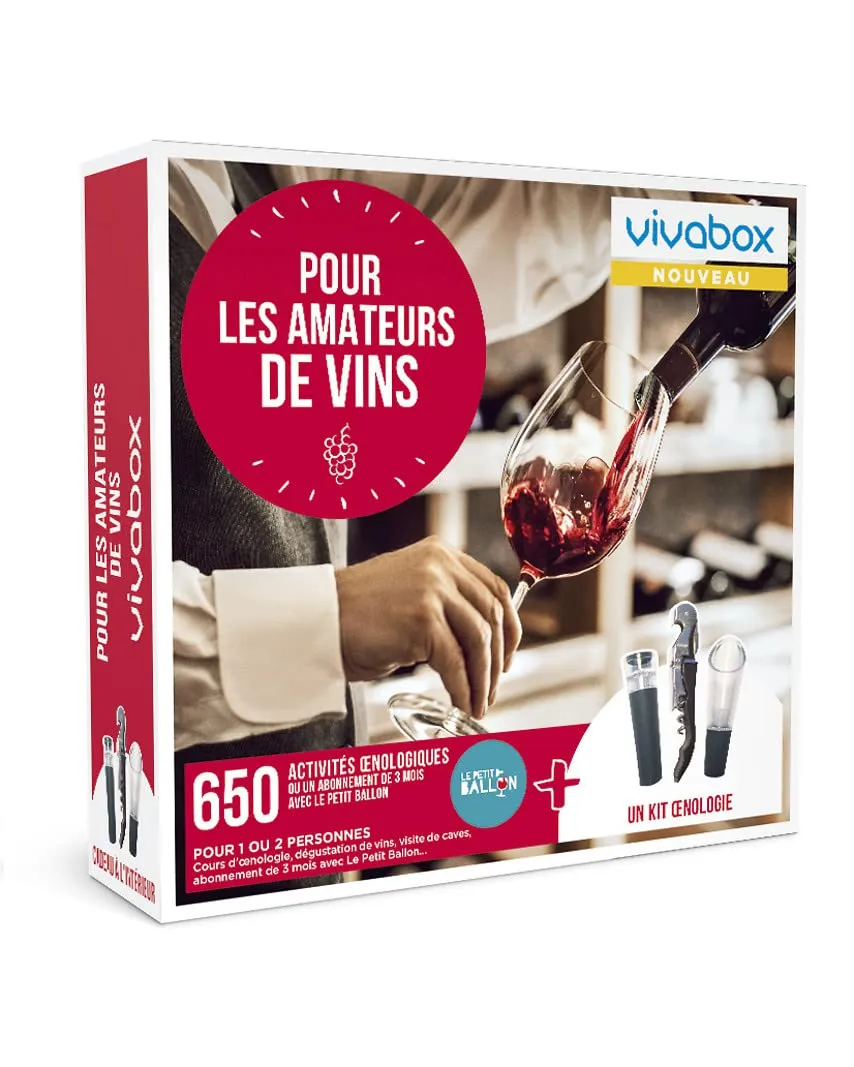 Wonderbox Restaurant & gastronomie coffret vin œnologie Petit Ballon