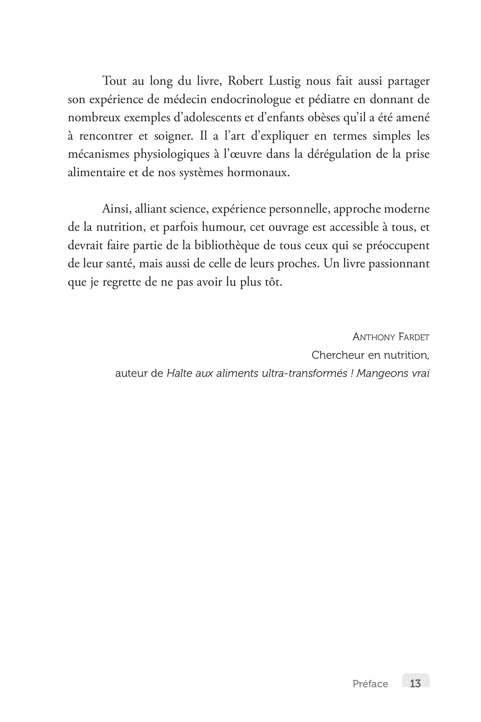 Souccar Essai document Sucre l'amère vérité livre broché fructose