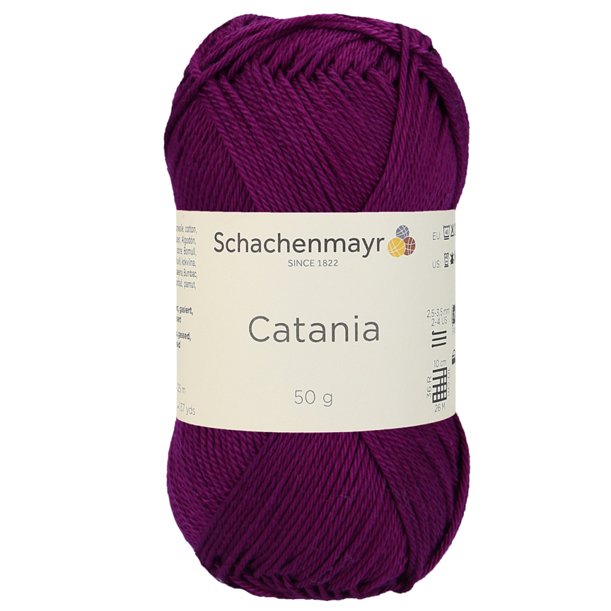 Schachenmayr Catania 0128 Fuchsia fil coton rose