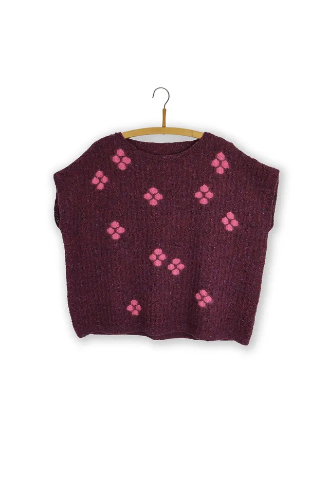 Isager Flowers patron tricot à fleurs