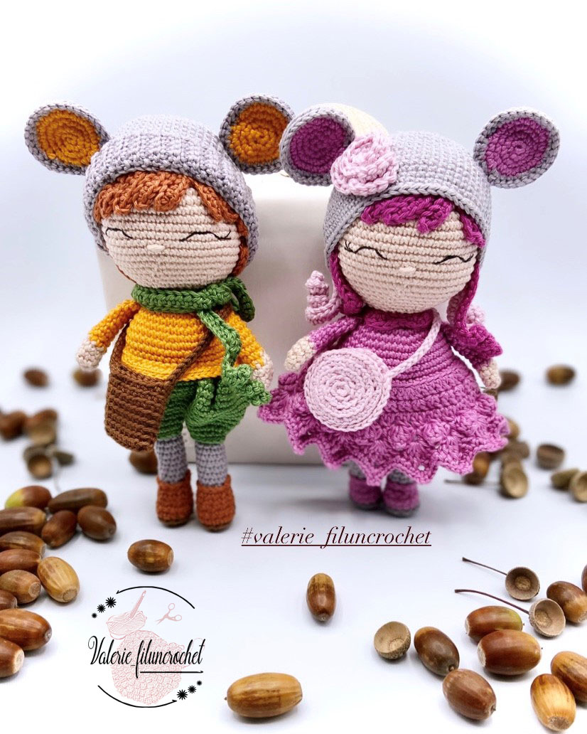 Valerie Fil un Crochet Les Tutoriels Charly patron souris des dents