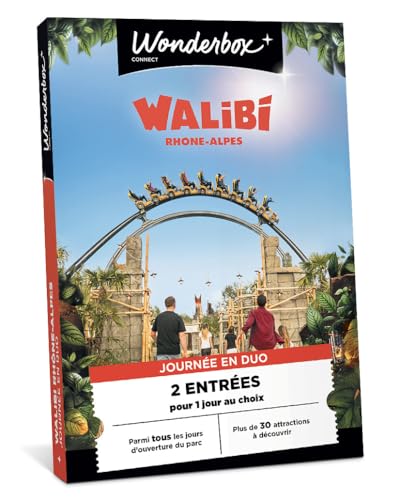 Wonderbox Connect Walibi Rhône-Alpes coffret cadeau 2 entrées