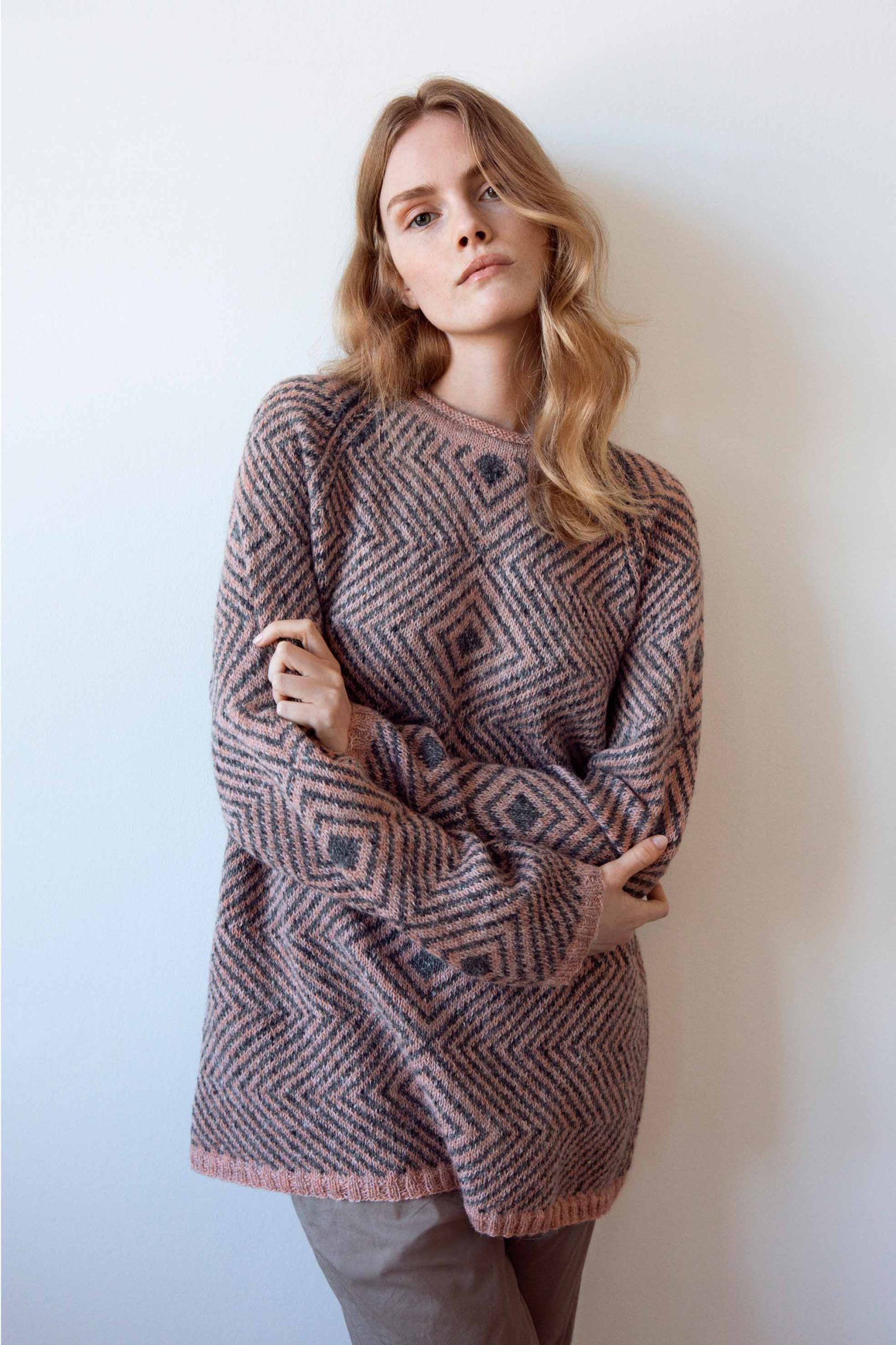 Isager Yarn Kits Goose Eye kit tricot pull laine