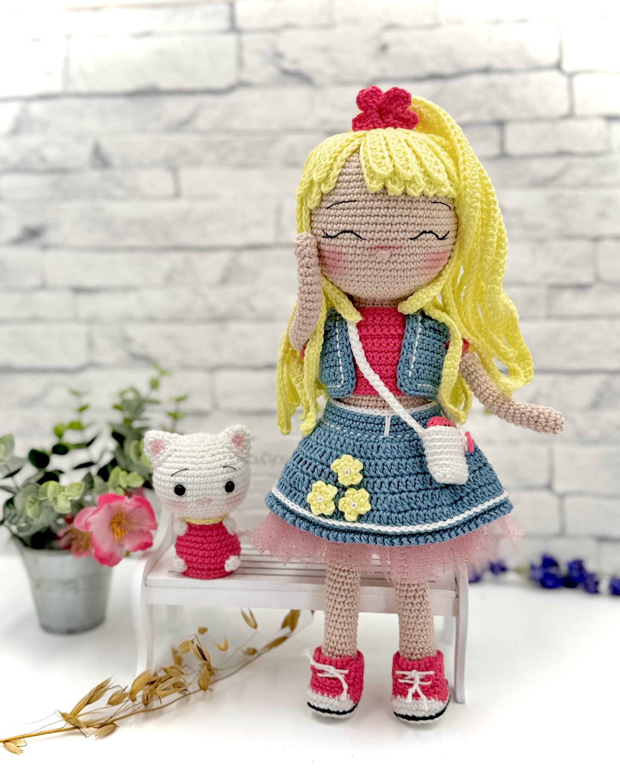 Valérie Fil Valentina livret crochet poupée Valérias