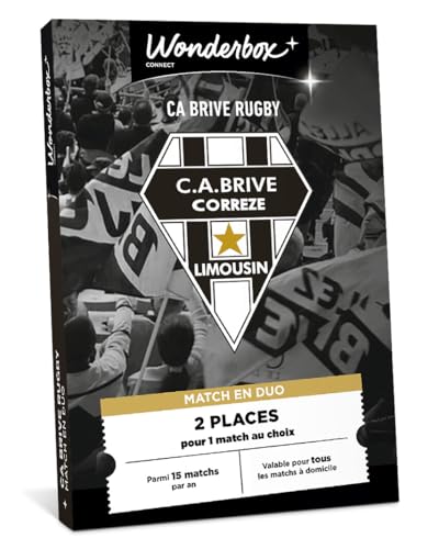 Tick&Box CA Brive coffret match rugby places Brive