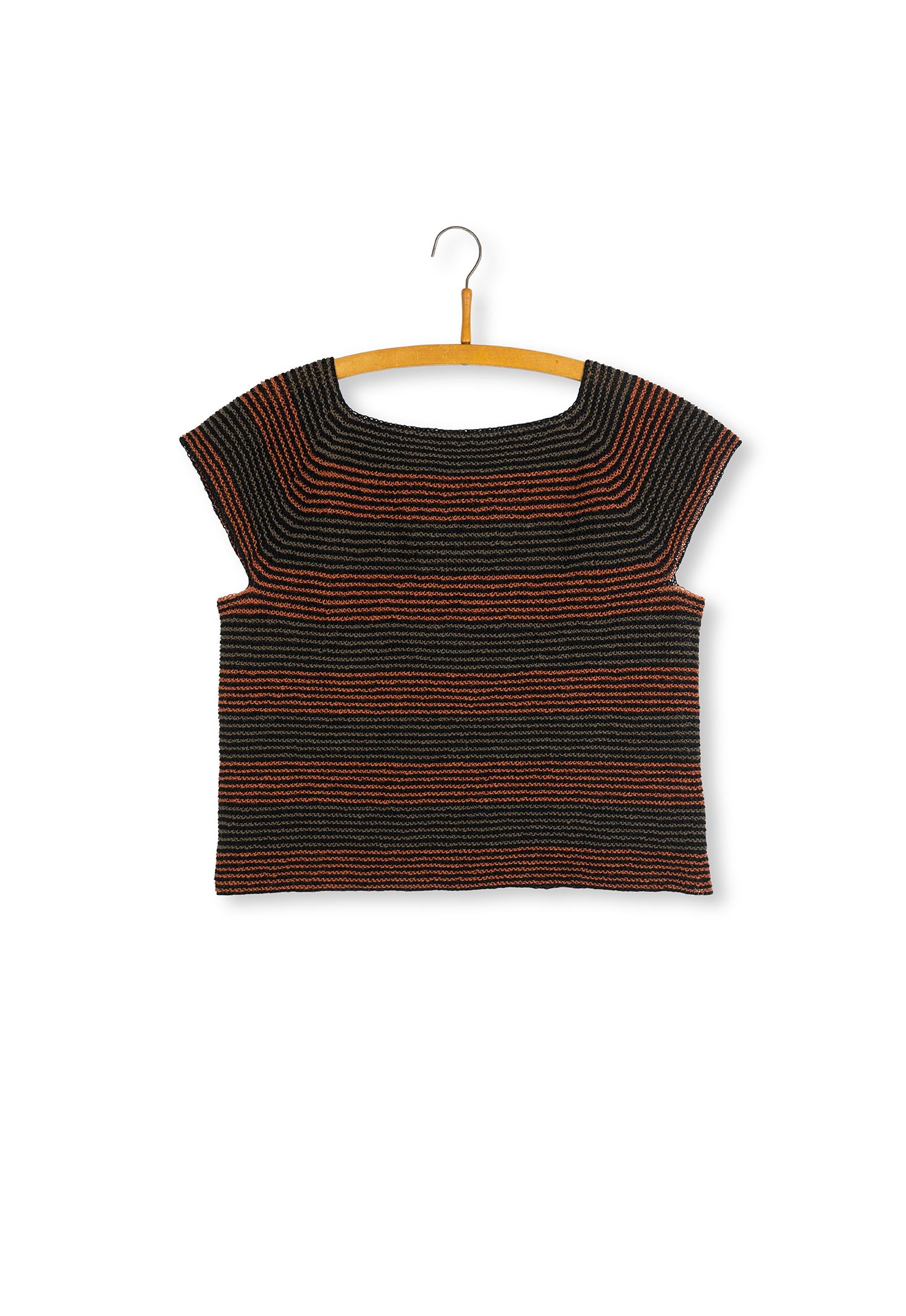 Isager Patterns Kontrast patron blouse pull tricot