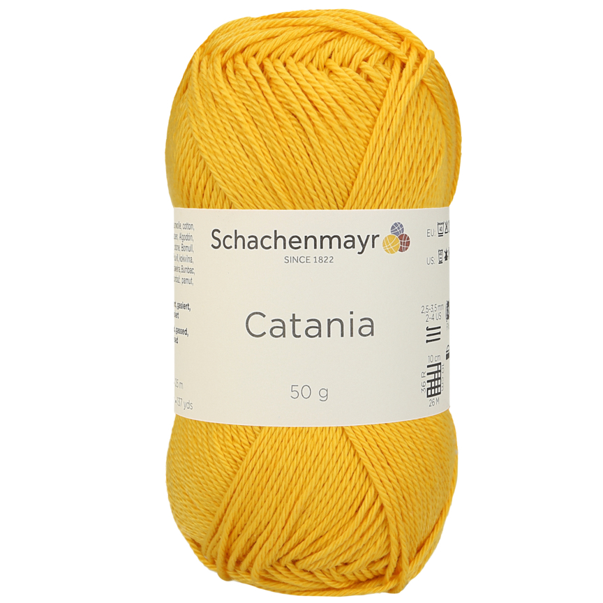 Schachenmayr Catania 0208 fil coton Sonne jaune