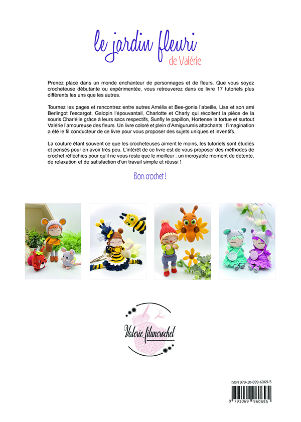 VALERIE FIL UN CROCHET Les Livres Jardin Fleuri livre 112 pages