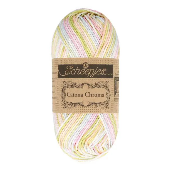 Scheepjes Catona Chroma 013 fil coton pelote 50 g multicolore