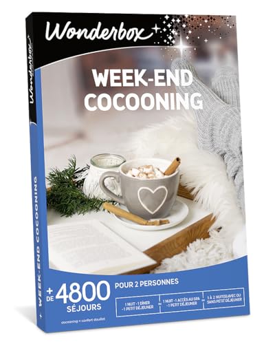 Wonderbox Week-End Cocooning coffret séjour 2 pers.