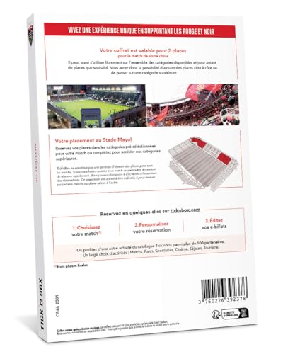 Tick'nBox RC Toulon Match en Duo coffret 2 places