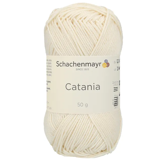 Schachenmayr Catania fil coton 0130 Crème