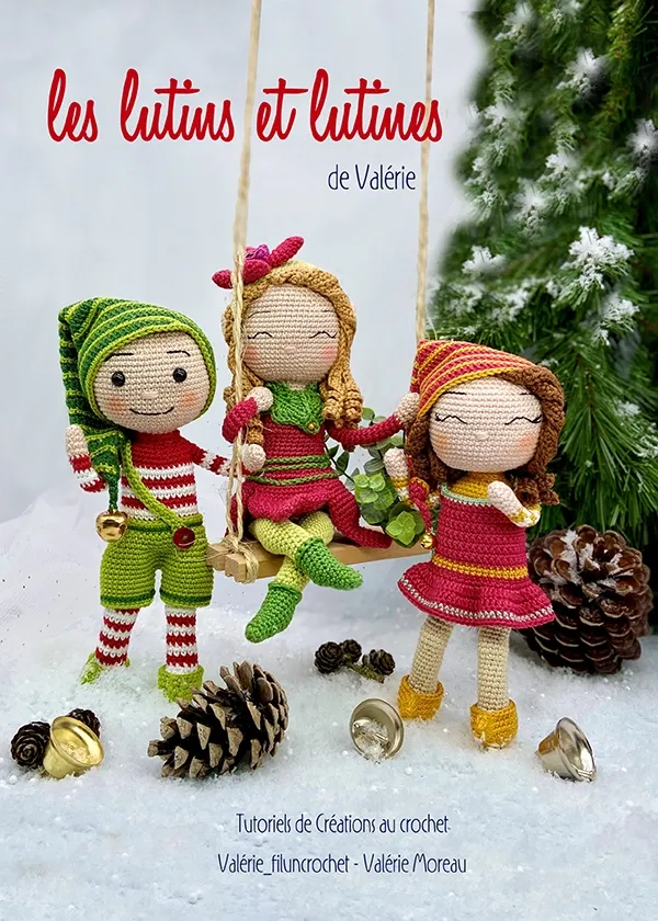 Valerie Fil Un Crochet Lutins livre crochet 26 pages A4