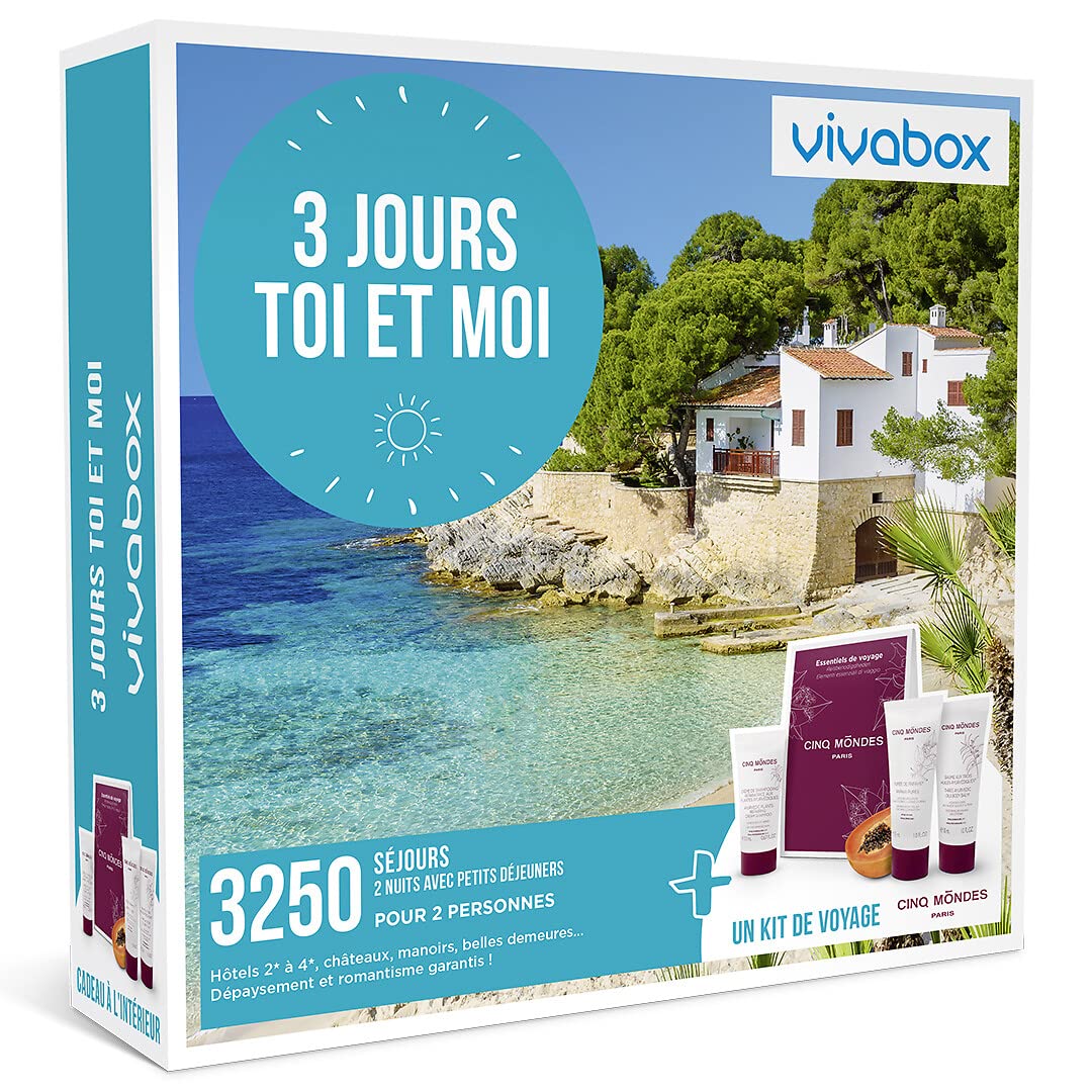 Vivabox Séjour & Week-end 3 Jours Toi et Moi coffret séjour couple