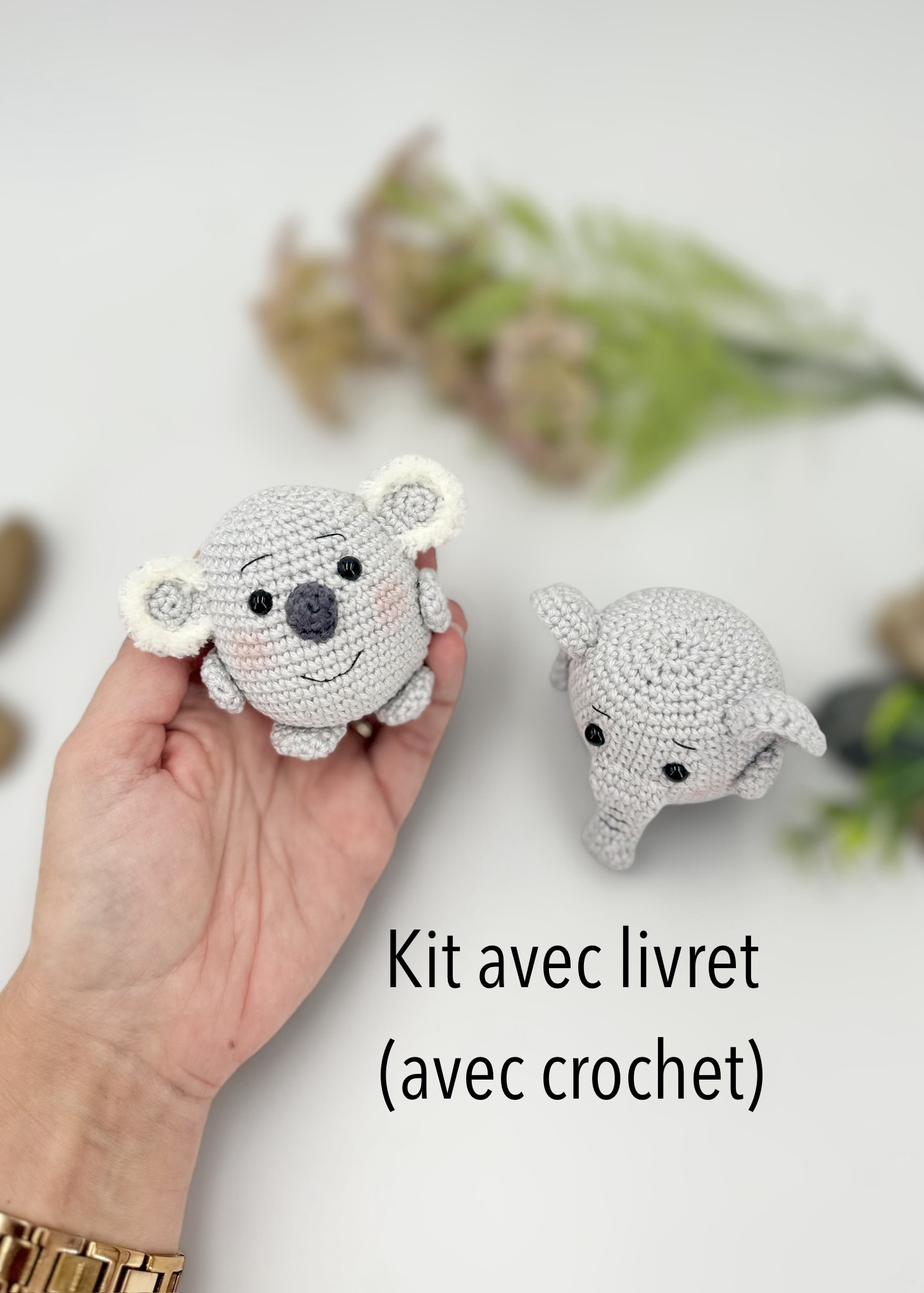 Valerie Les Kits Crochets 2 Amiboules kit crochet avec crochet