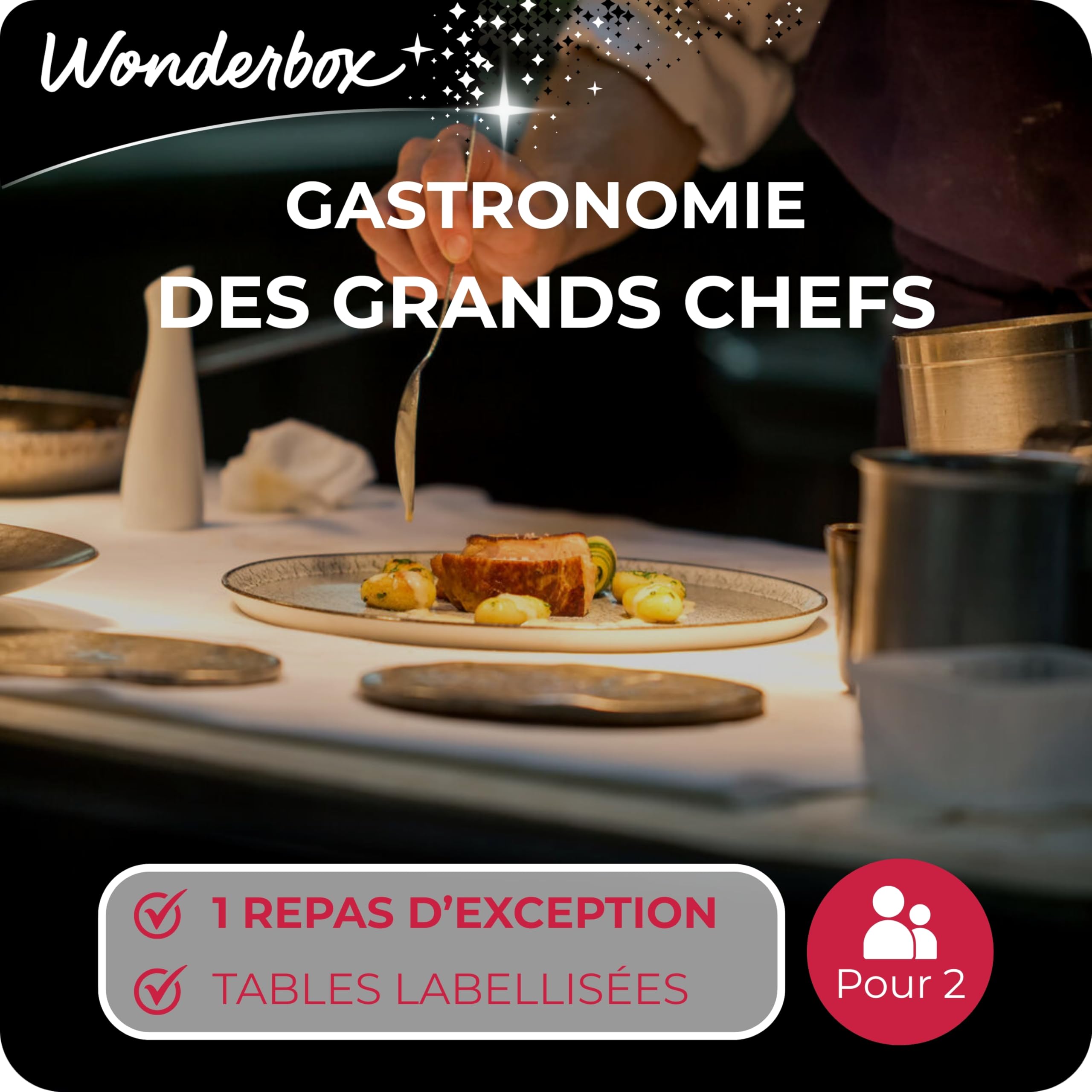 Wonderbox Gastronomie Grands Chefs coffret resto 2 pers étoilé