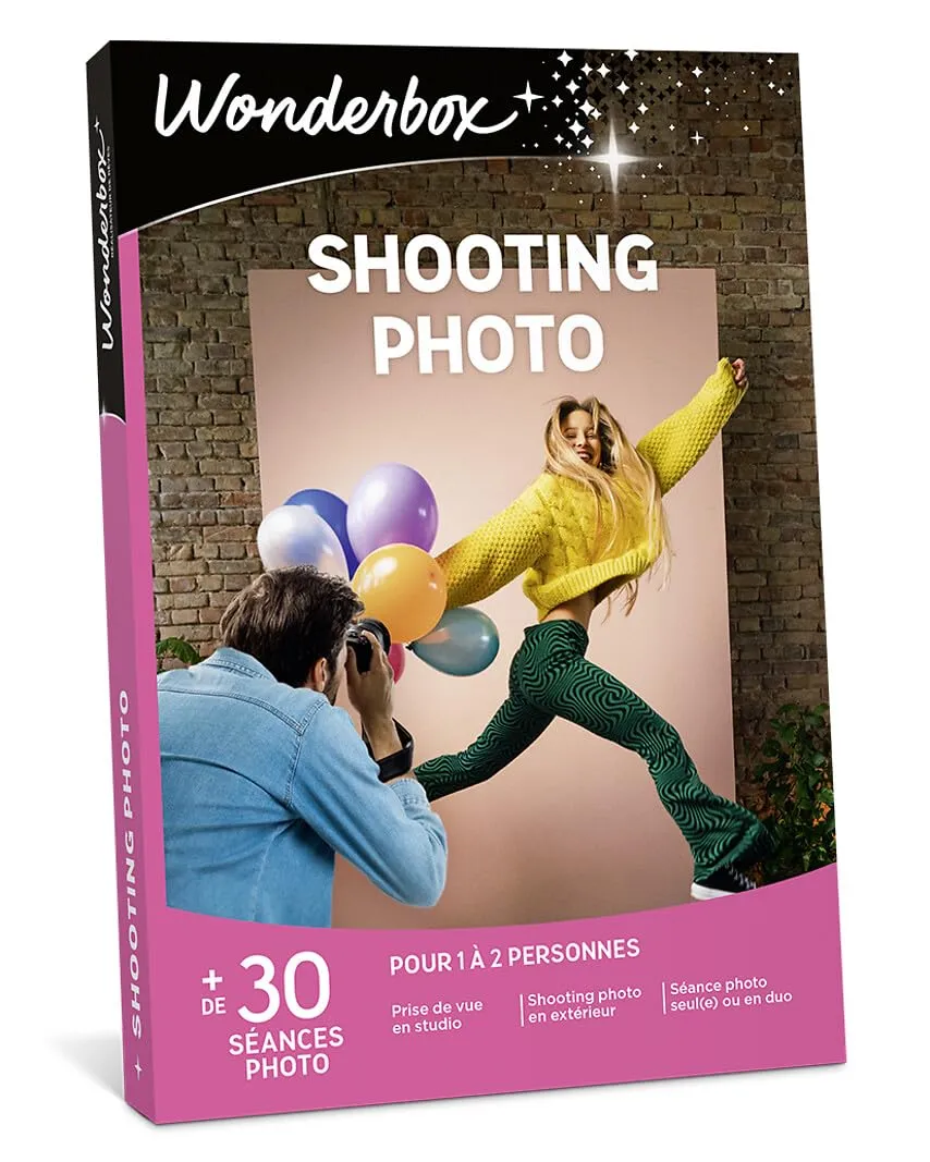 Wonderbox Shooting Photo coffret cadeau séance 1 à 2 pers