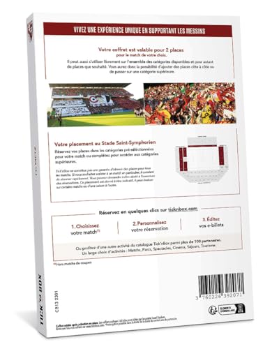 Wonderbox Évènements Sportifs coffret FC Metz 2 pers match