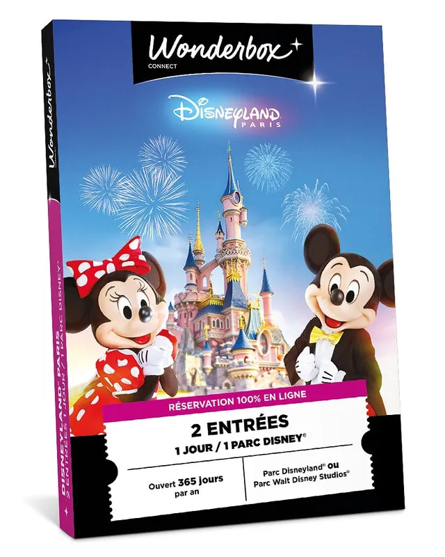 Wonderbox Connect Disneyland Paris 1 jour 1 parc 2 pers.