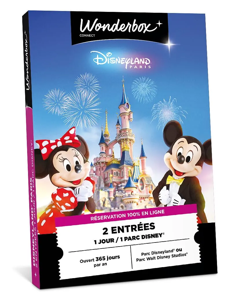 Wonderbox Connect Disneyland Paris 1 jour 1 parc 2 pers.