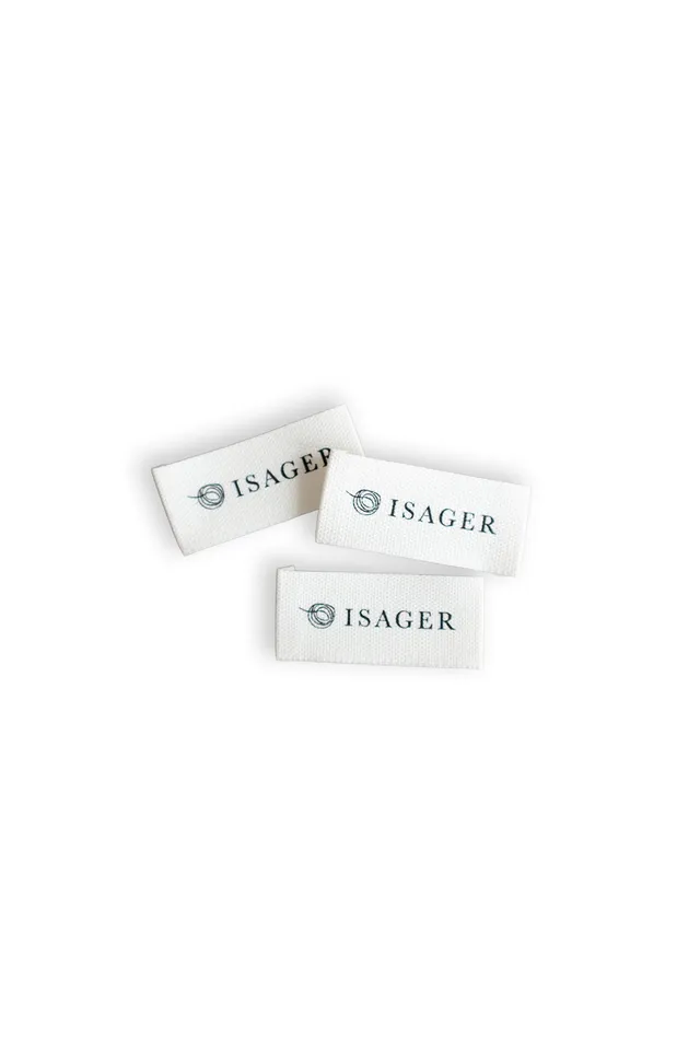Isager Accessories étiquettes à coudre tricot