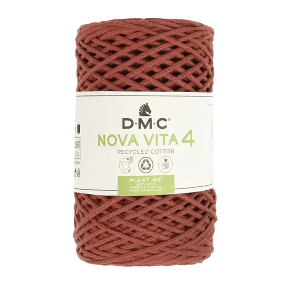 DMC Eco Vita 4 105 fil recyclé Rouille 250 g