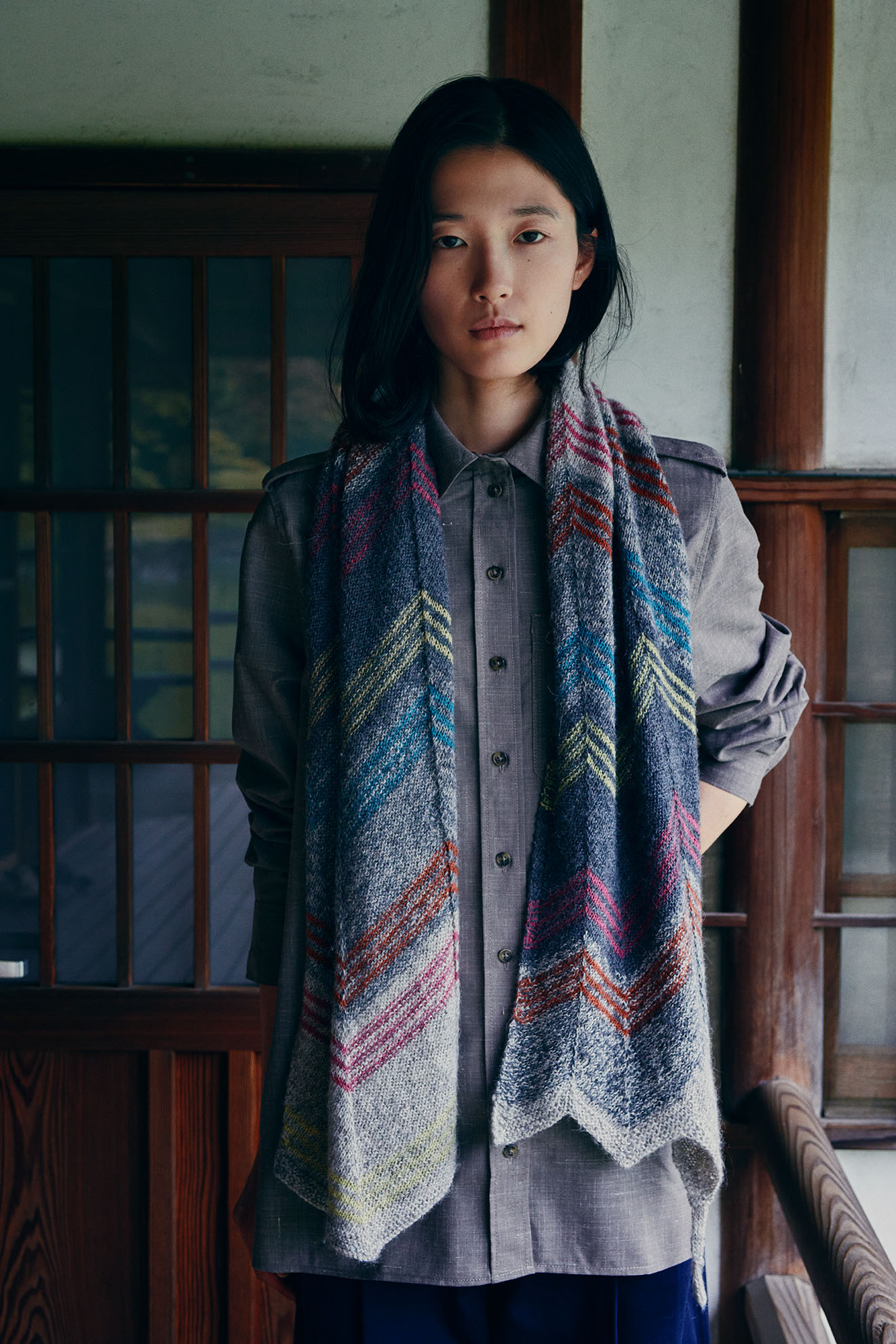 Isager Osaka kit tricot laine modèle pull