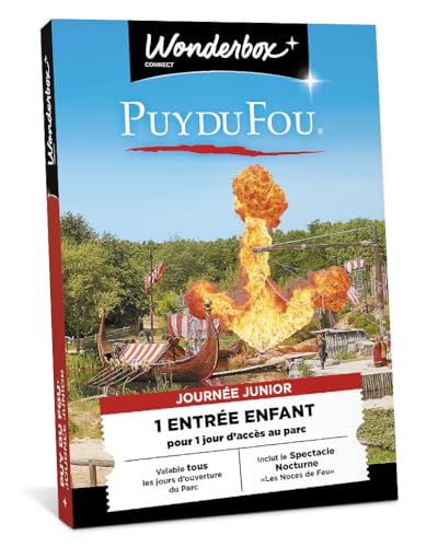 Wonderbox Connect Puy du Fou coffret 1 jour 1 enfant