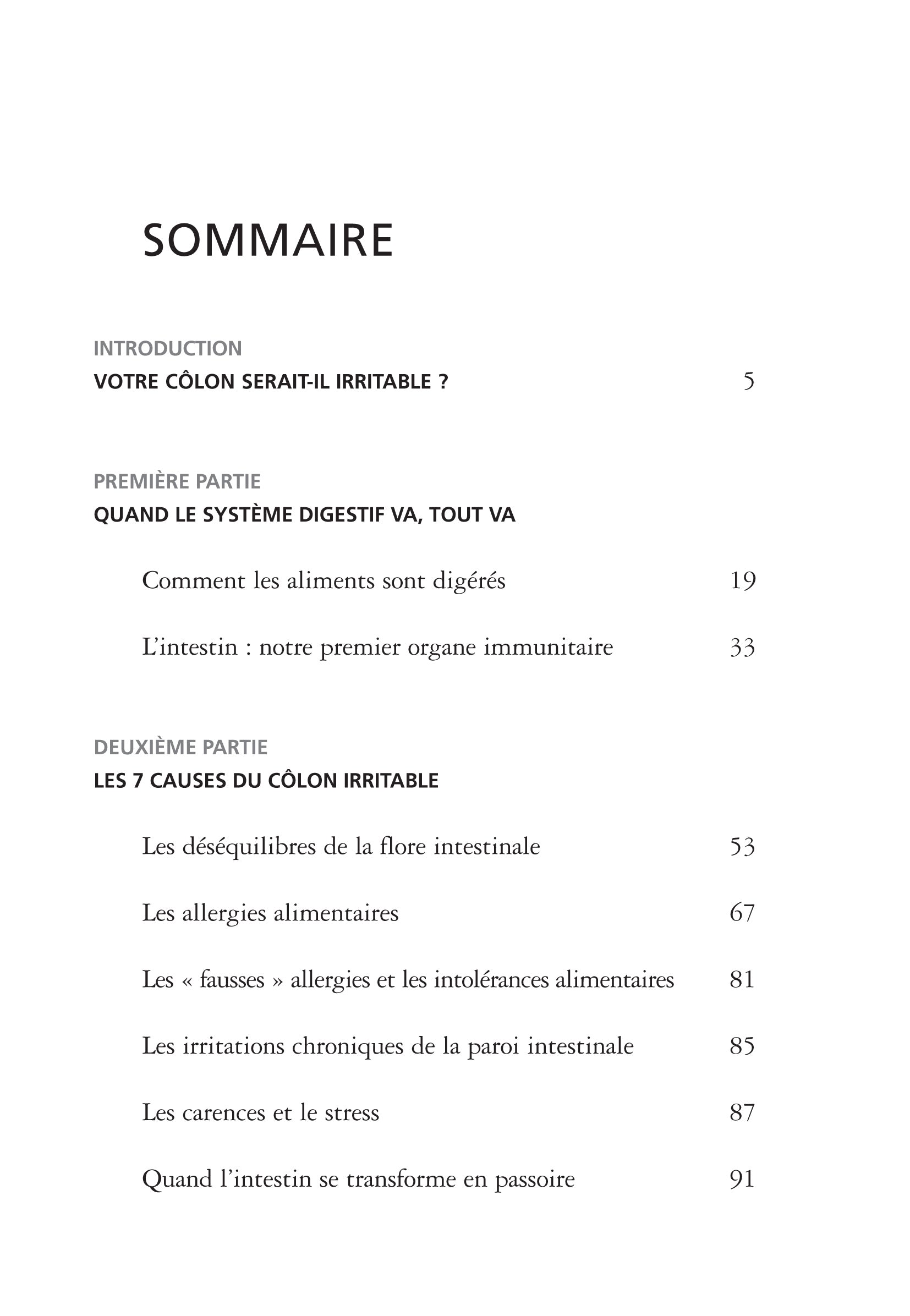 Souccar Editions Soignez le colon irritable livre broché digestion
