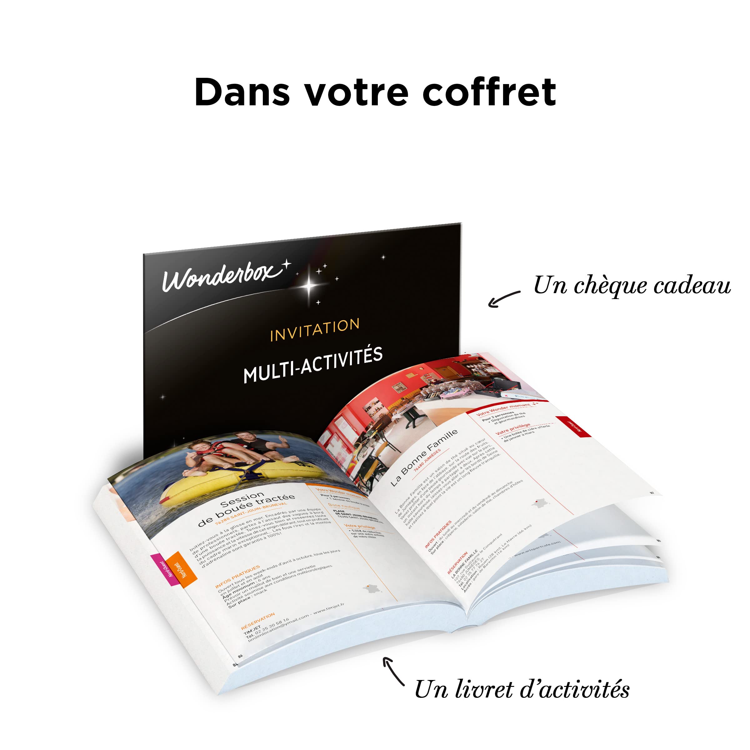 Wonderbox Sport & aventure La France au Fil de l'Eau coffret 390 activités