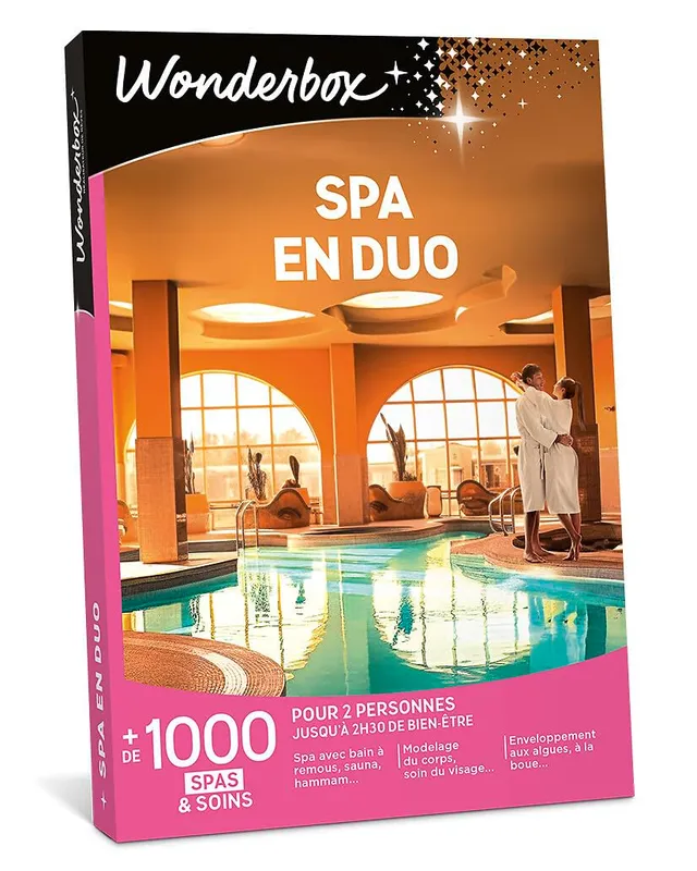 Wonderbox Spa En Duo coffret cadeau 2 personnes soin 2h30