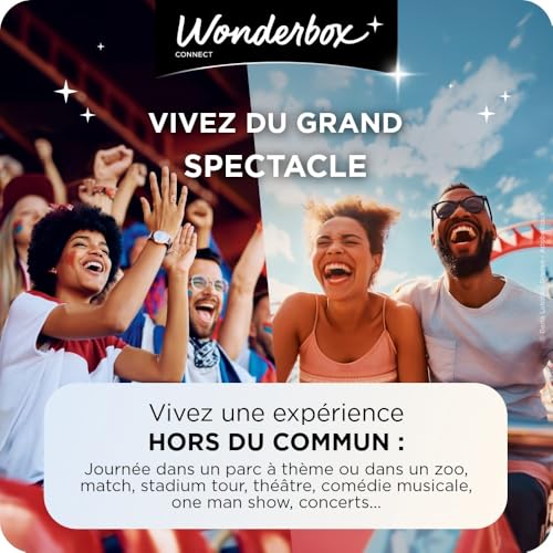 Wonderbox Connect Multi Parcs coffret cadeau 2 personnes parc
