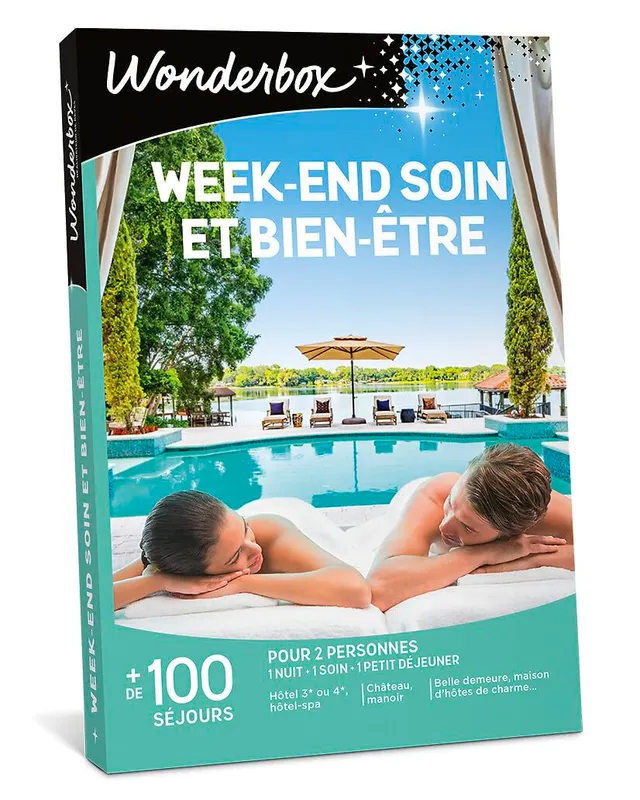 Wonderbox Séjour Week-End Soin et Bien-Être coffret 2 pers 1 nuit