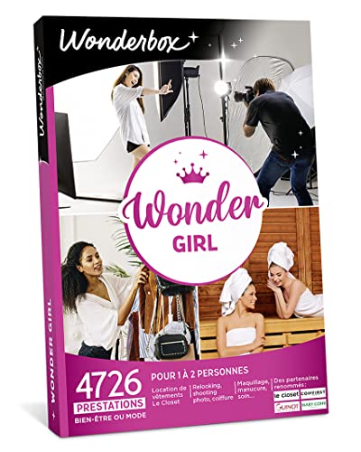 Wonderbox Wonder Girl coffret cadeau beauté 1 à 2 pers